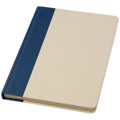 Carnet publicitaire A5 rPET et canne à sucre Liliana Hale Blue